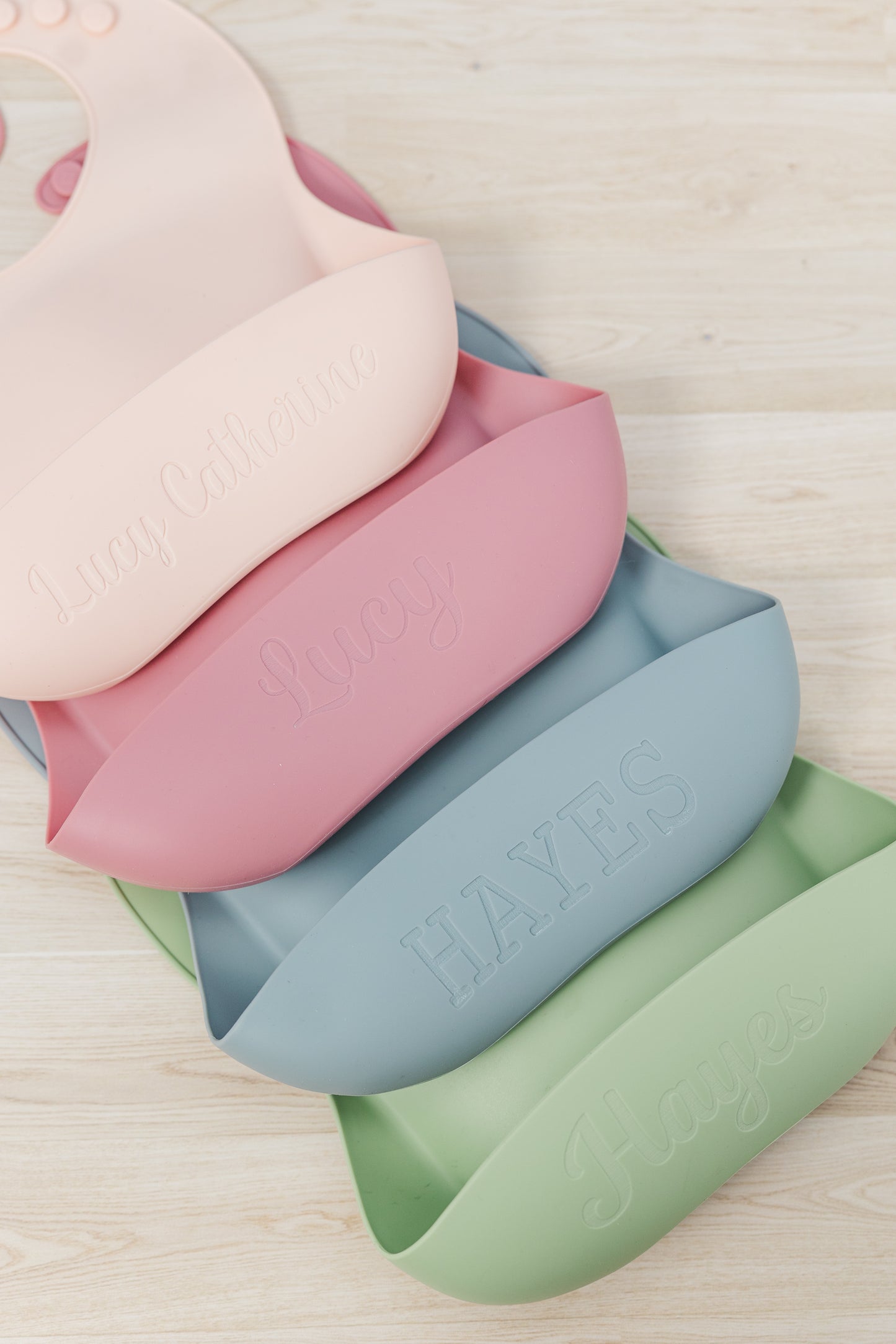 Personalized Silicone Baby Bibs