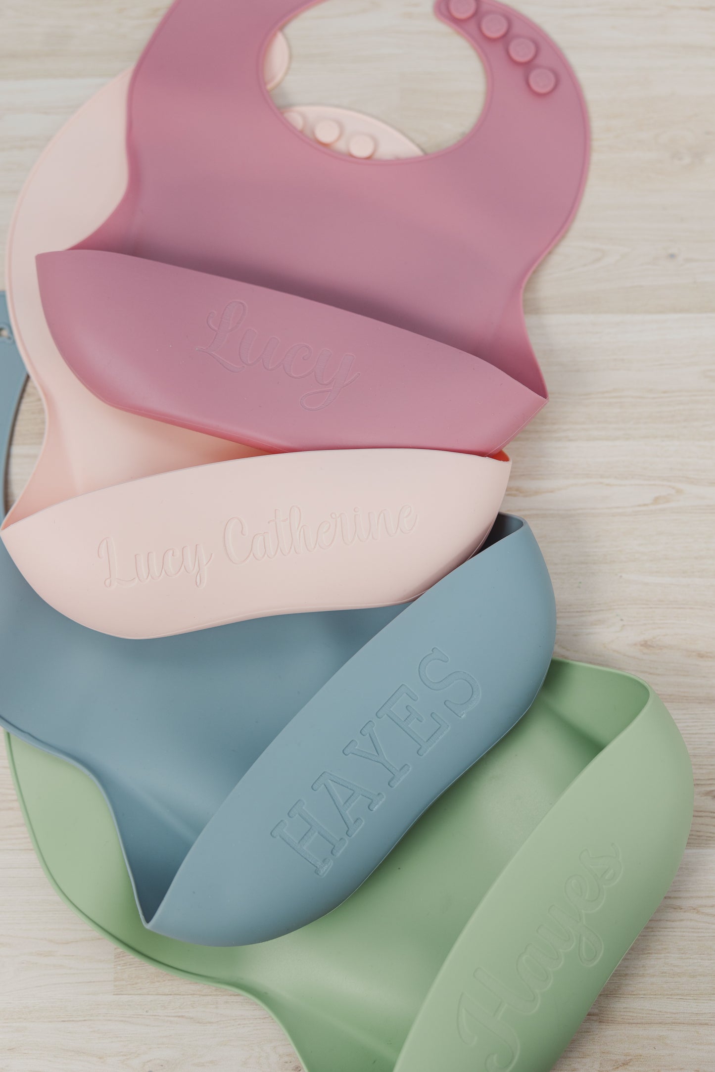 Personalized Silicone Baby Bibs
