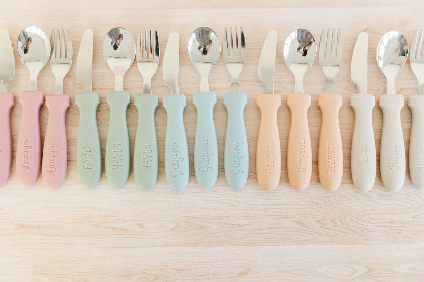 Personalized Toddler Utensils (set of 3)