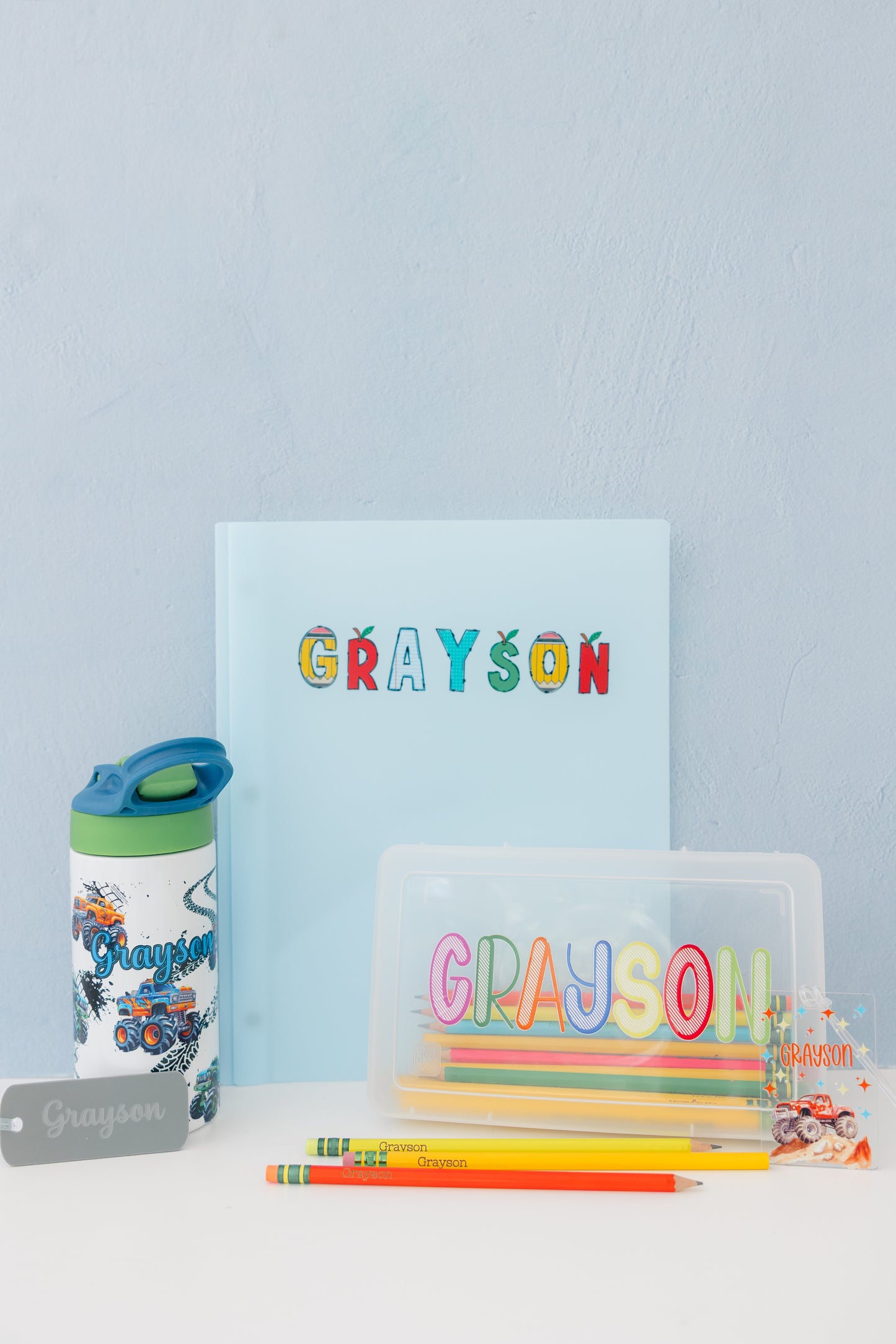 Personalized Pencil or Crayon Case | Back to School Name Box | Custom School Supply Box