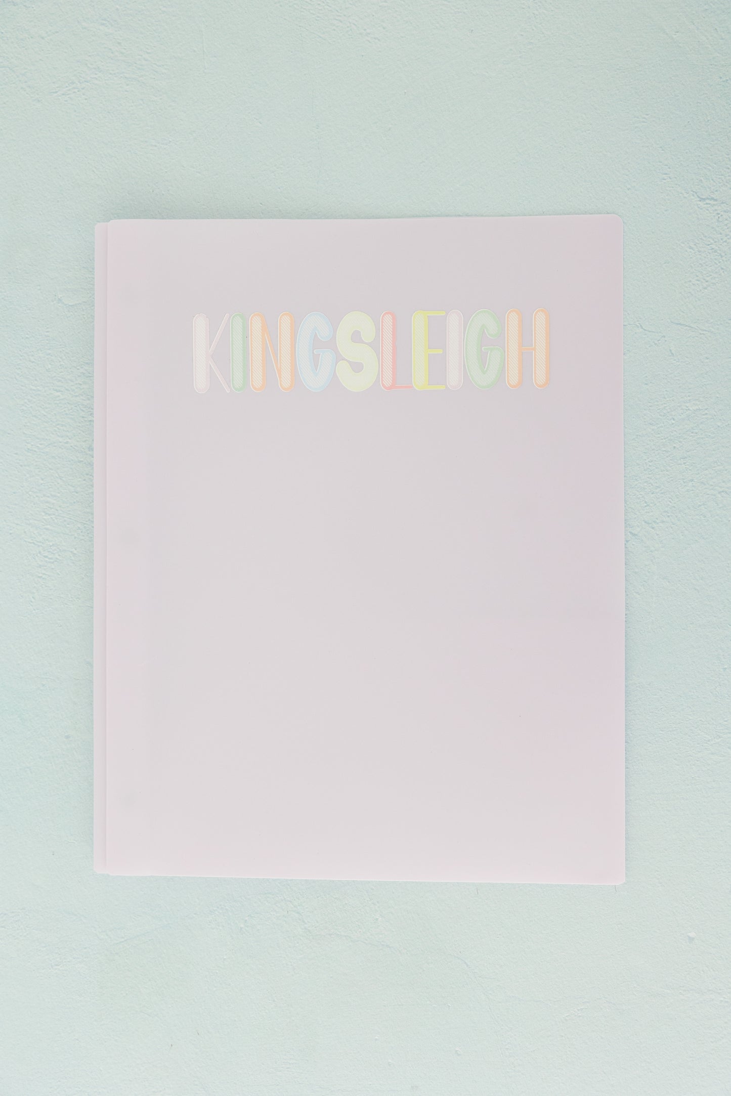Personalized Plastic Folder with Pockets