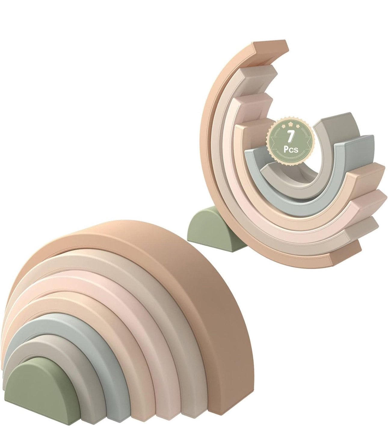 Personalized Rainbow Stacking Toy