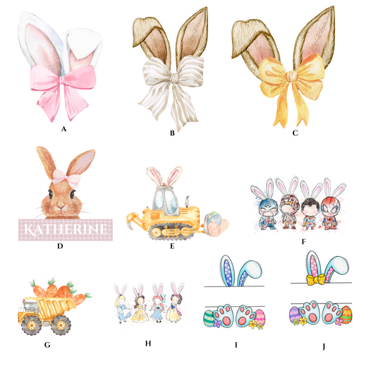 Burlap Easter Basket