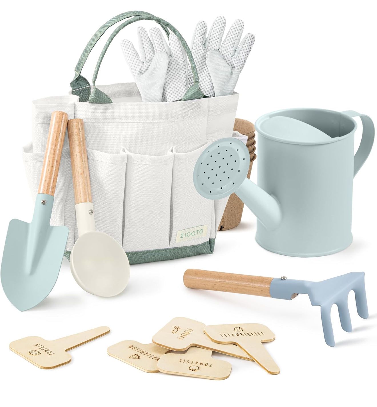 Kids Gardening Set – Available in Rose & Sage | Fun Outdoor Play & Learning Kit