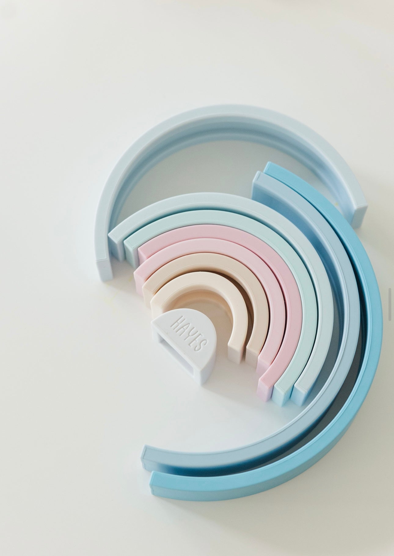 Personalized Rainbow Stacking Toy