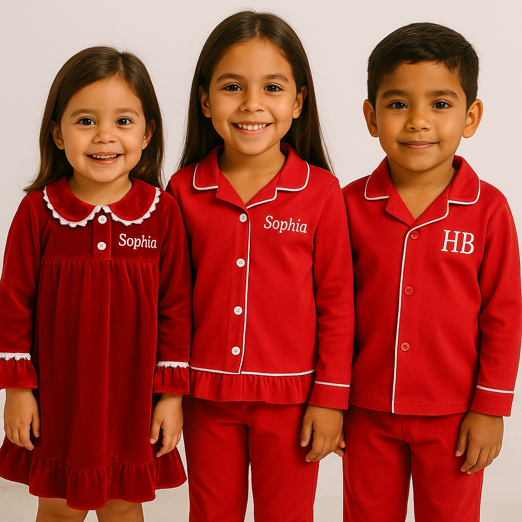 Personalized Christmas Pajamas for Kids