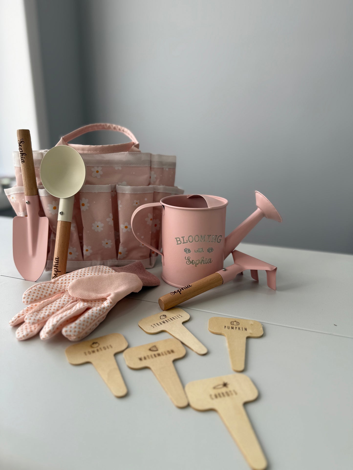 Kids Gardening Set – Available in Rose & Sage | Fun Outdoor Play & Learning Kit