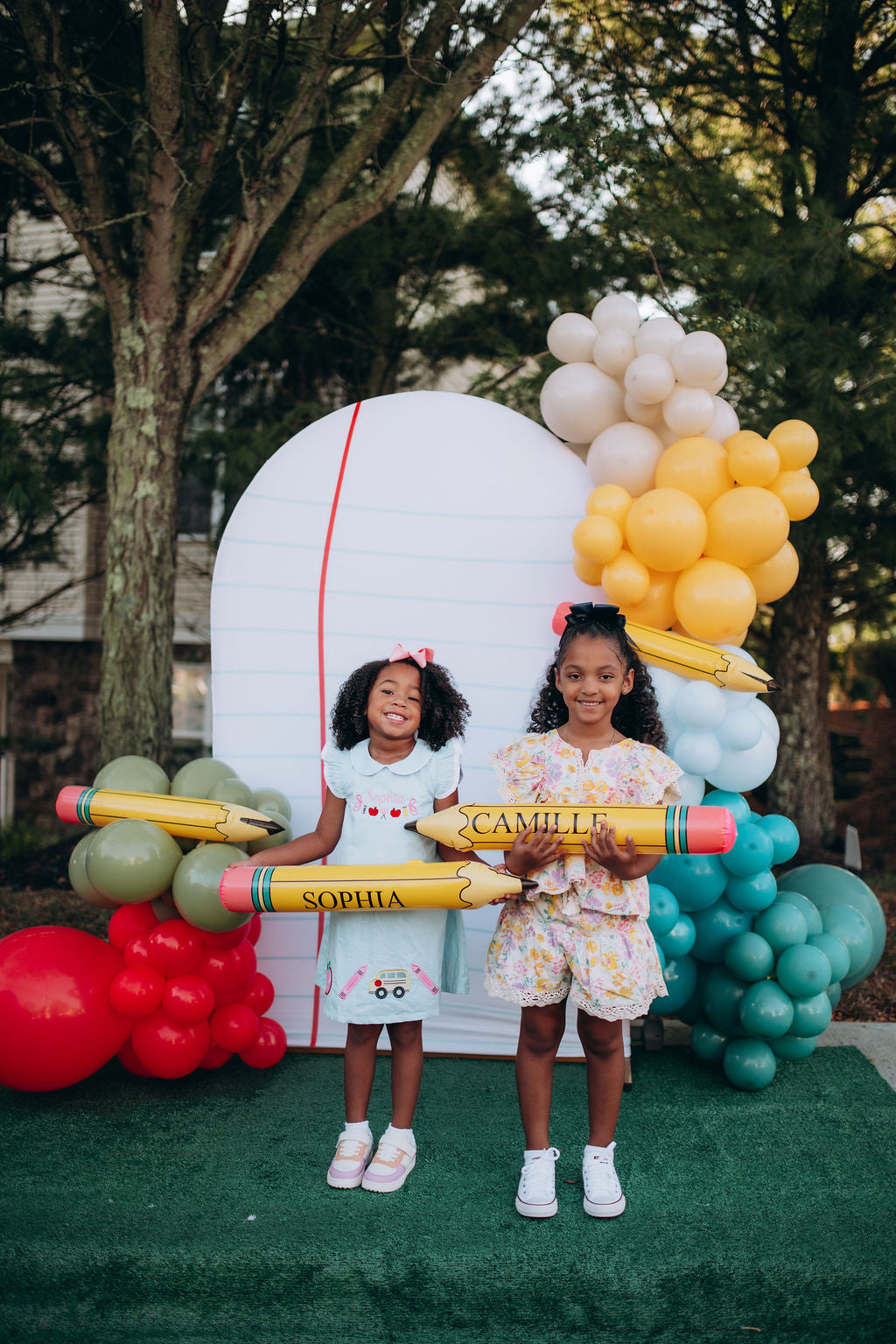 Personalized Pencil Balloon Prop