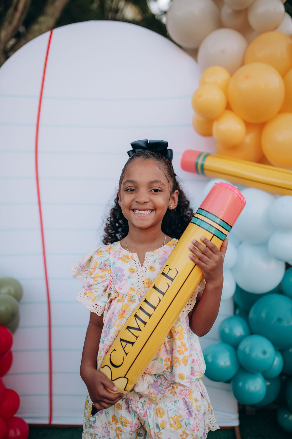 Personalized Pencil Balloon Prop