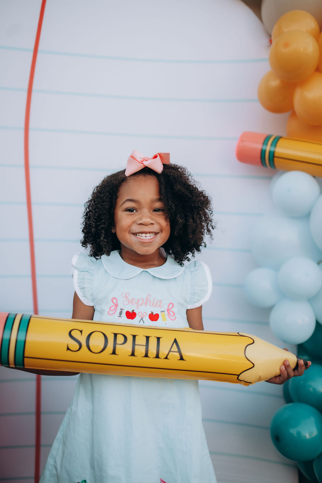 Personalized Pencil Balloon Prop