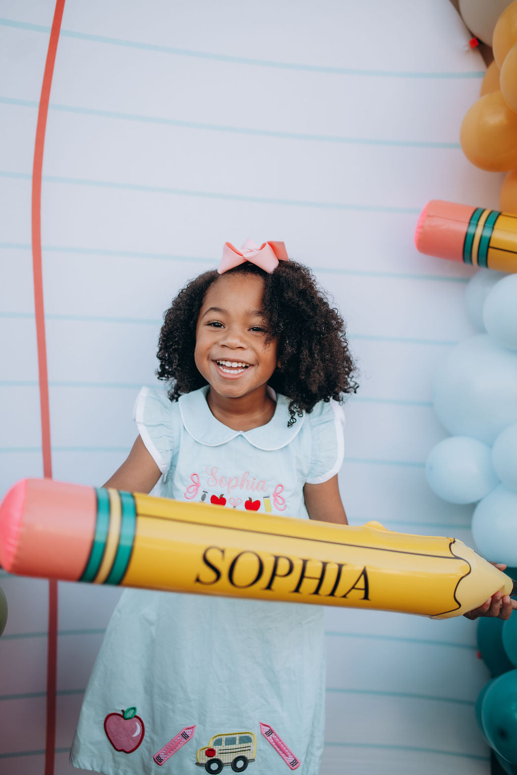 Personalized Pencil Balloon Prop
