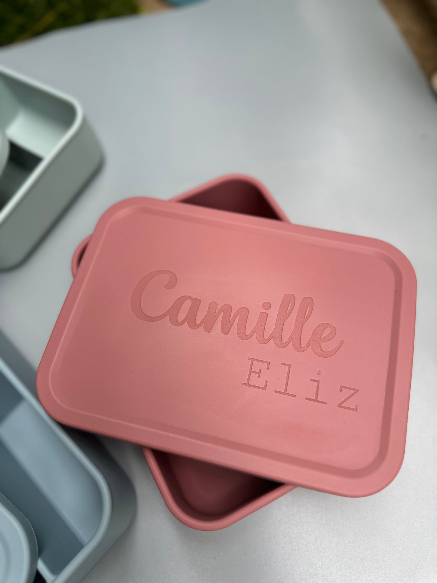 Personalized Silicone Bento Box - 5 Compartments
