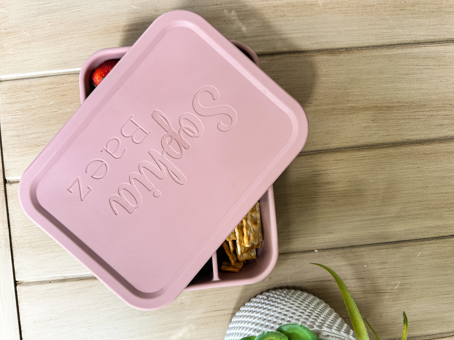 Personalized Silicone Bento Box - 5 Compartments