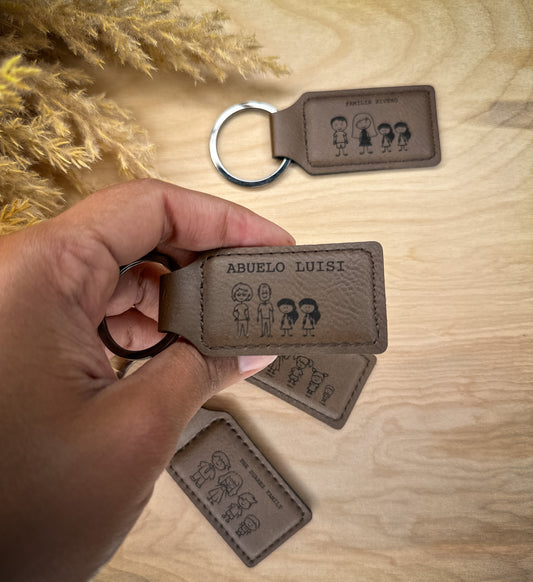 Family Stick Keychain