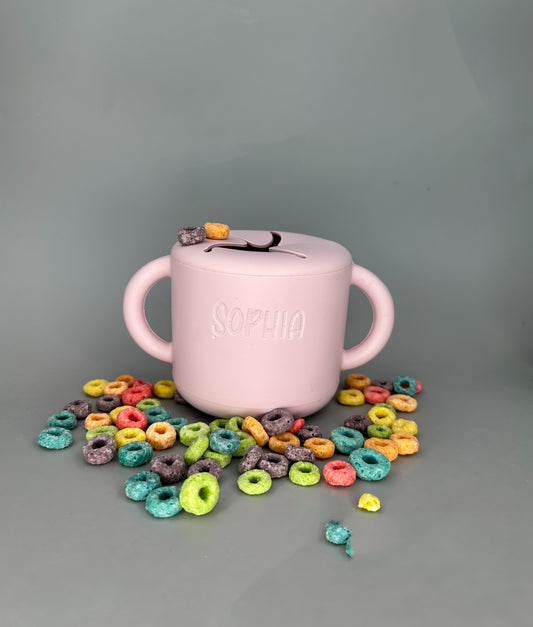 Personalized Silicone Snack Cup