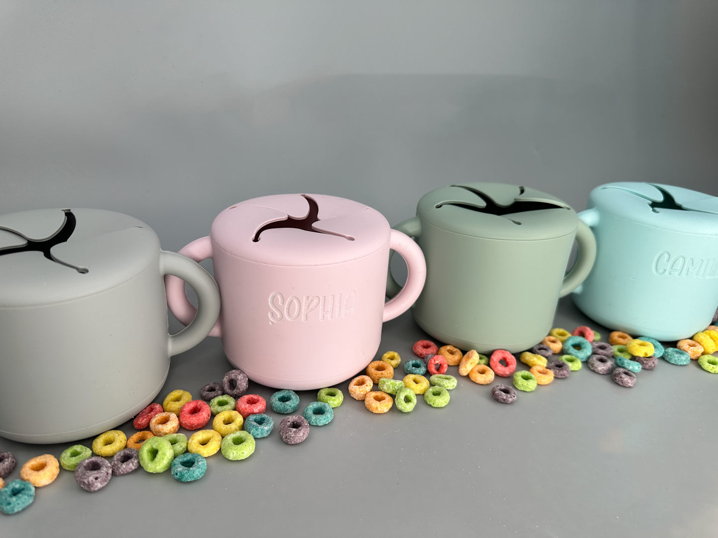 Personalized Silicone Snack Cup