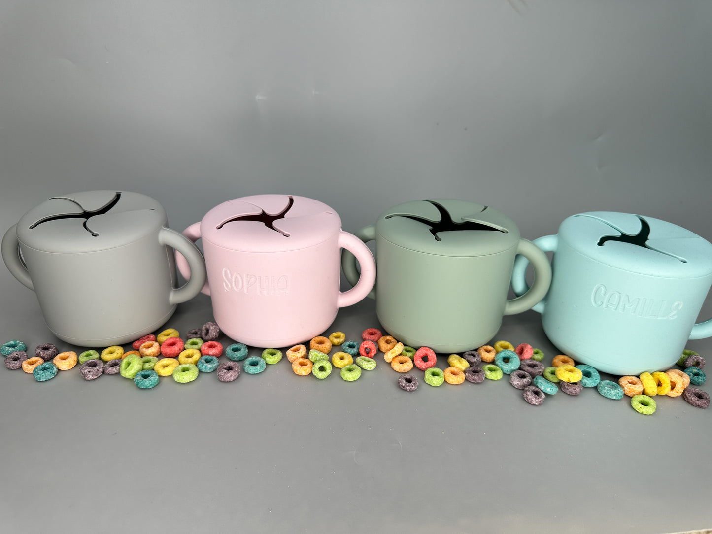 Personalized Silicone Snack Cup