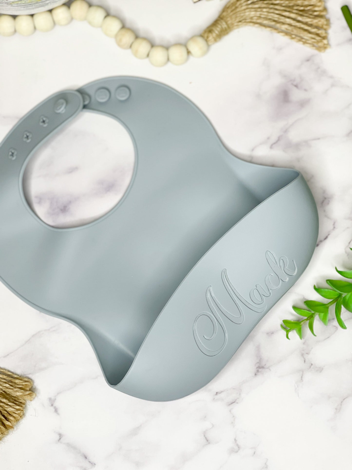 Personalized Silicone Baby Bibs