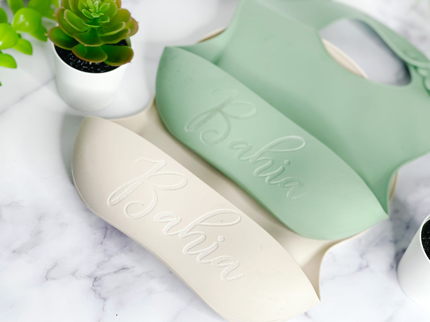 Personalized Silicone Baby Bibs