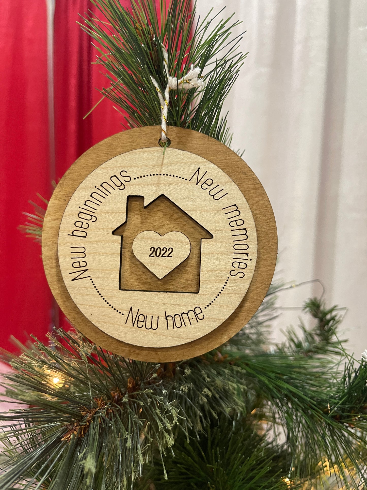 New Beginnings New Memories New Home Ornament