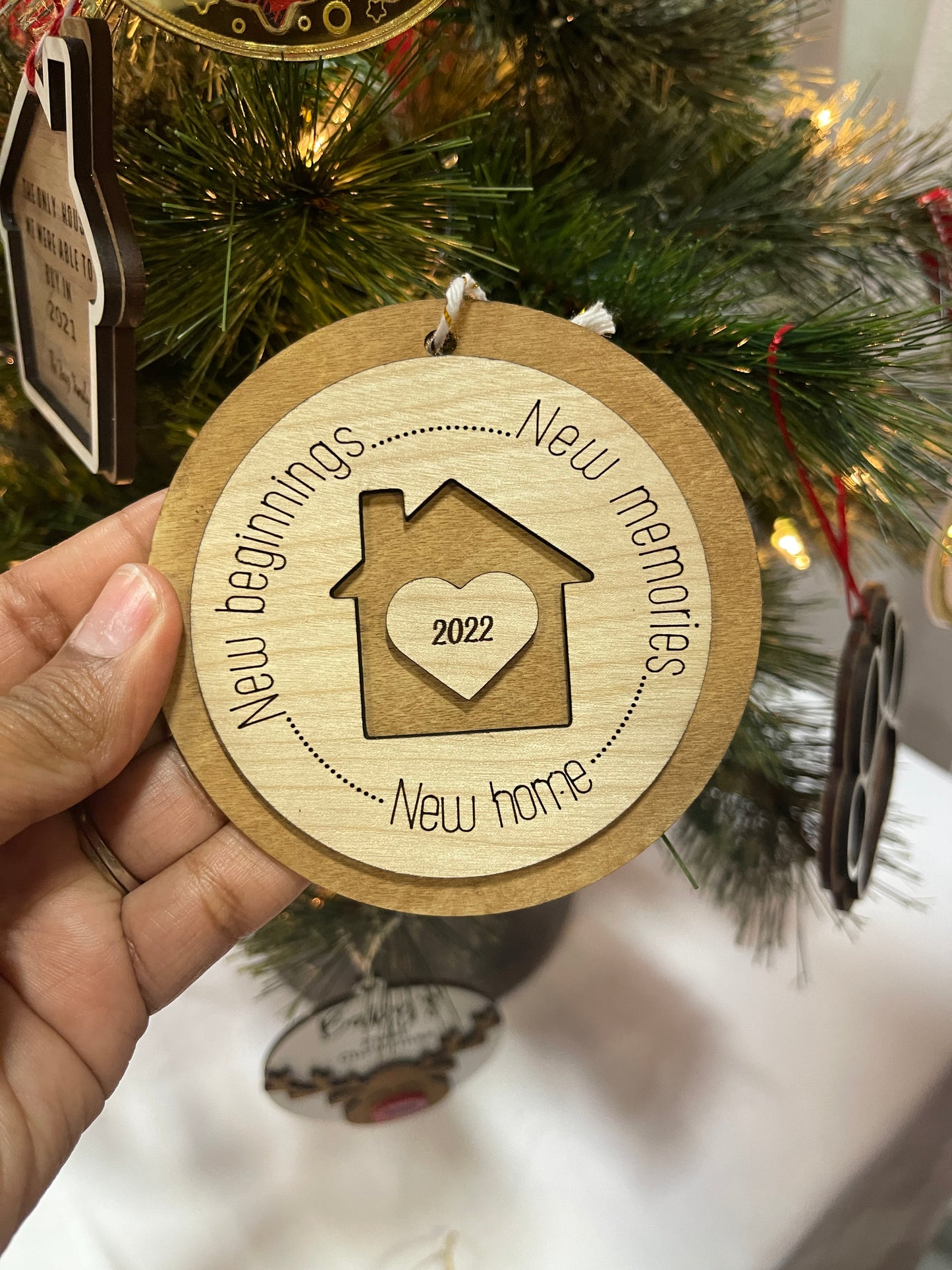 New Beginnings New Memories New Home Ornament