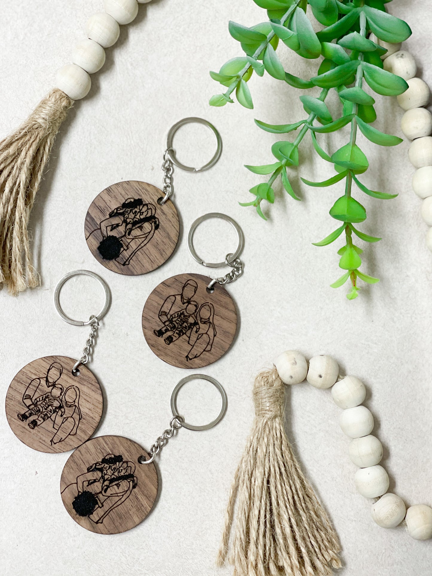 Portrait Keychain