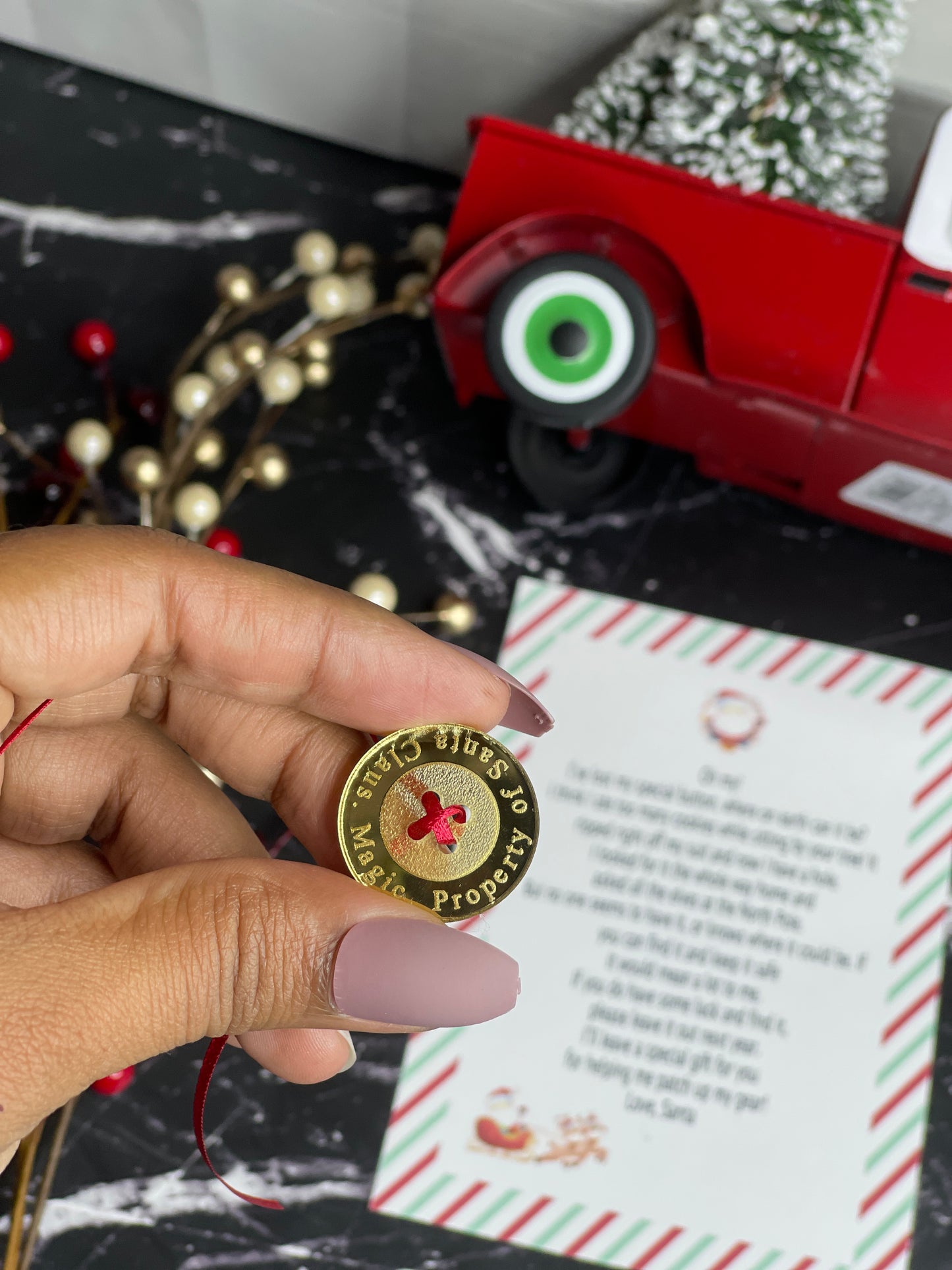 Santa’s Lost Button
