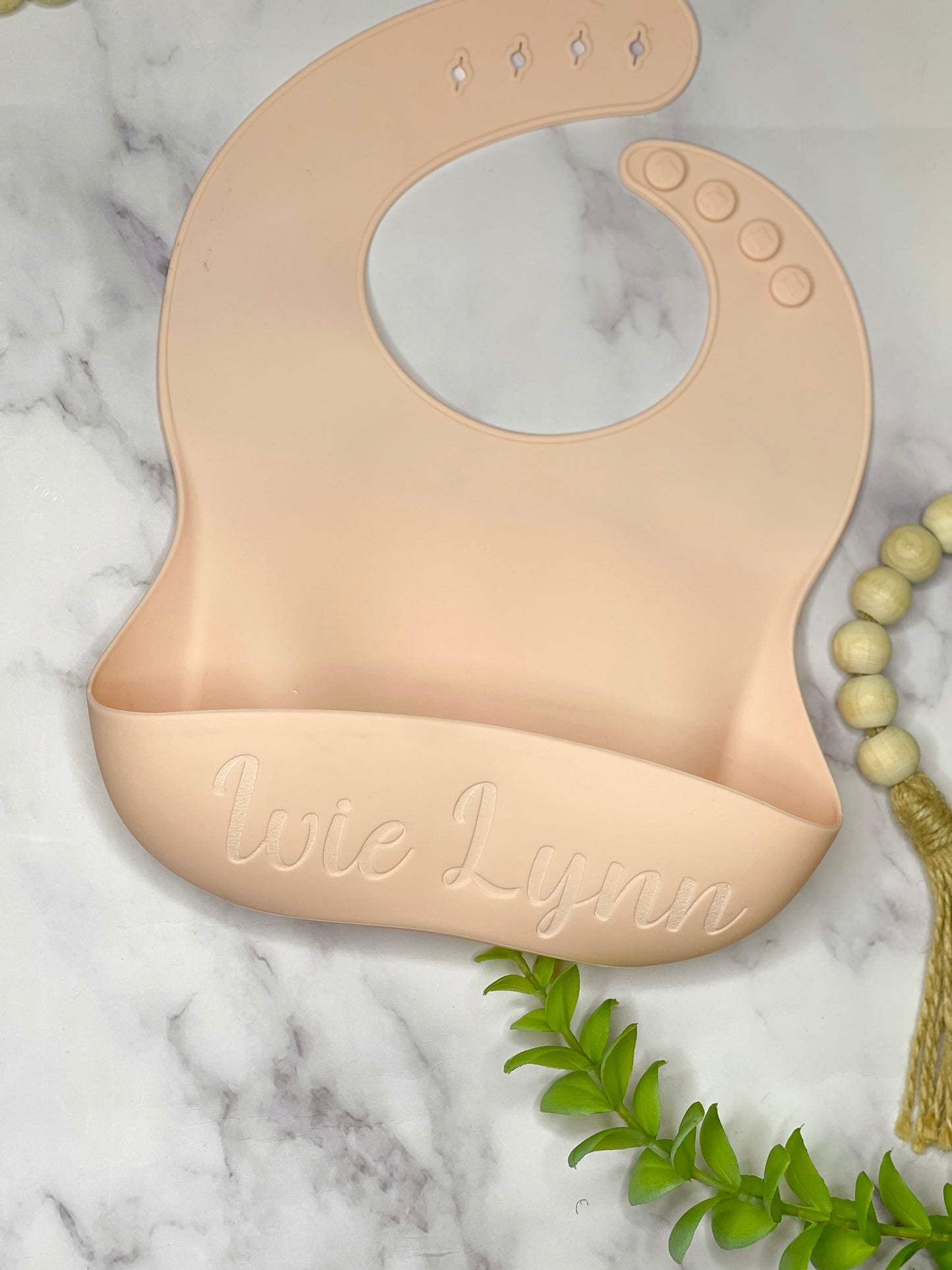 Personalized Silicone Baby Bibs