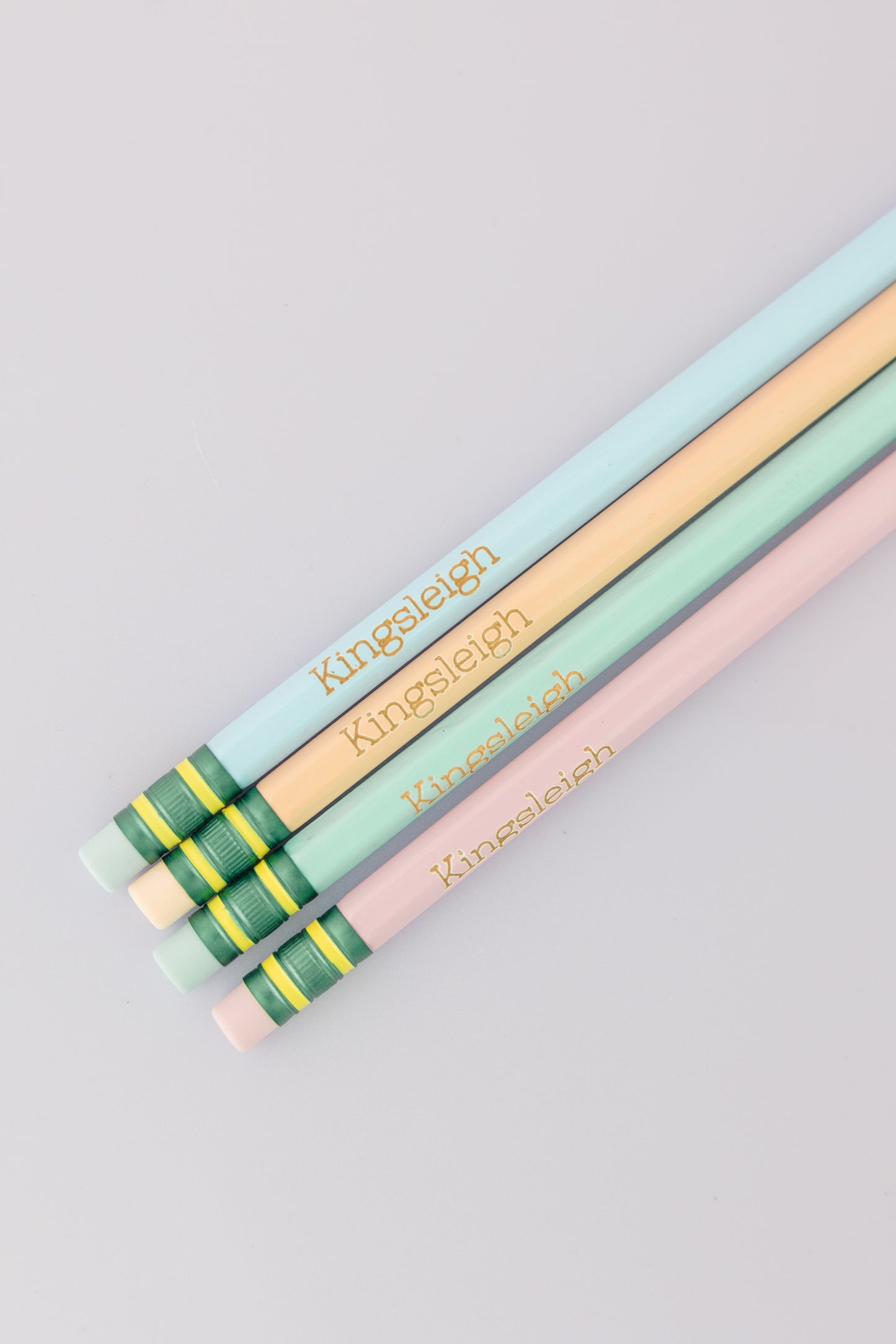 ✨ Personalized Ticonderoga Pencils – Pastel, Neon, Black, Yellow & Chubby Kindergarten Options