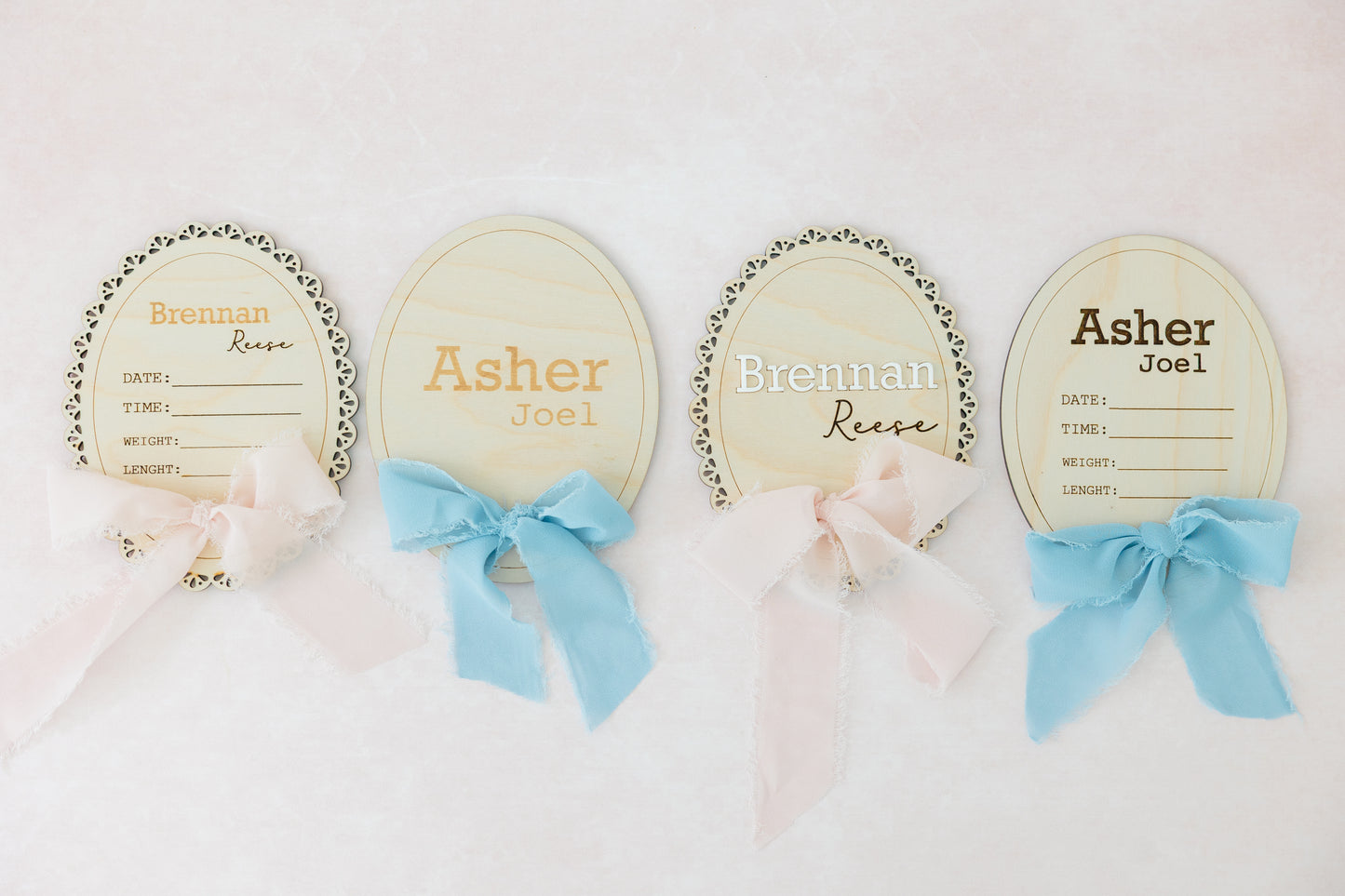 Personalized Wooden Birth Announcement Sign