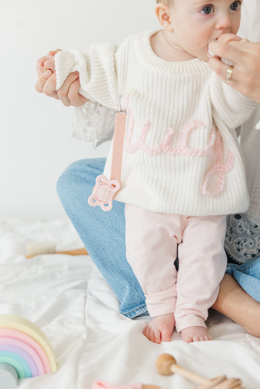 Personalized Pacifier clip Holder