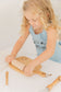 Personalized Kids Baking Set – Custom Chef Apron & Wooden Kitchen Tools – Gift for Little Bakers, Toddler Birthday Gift
