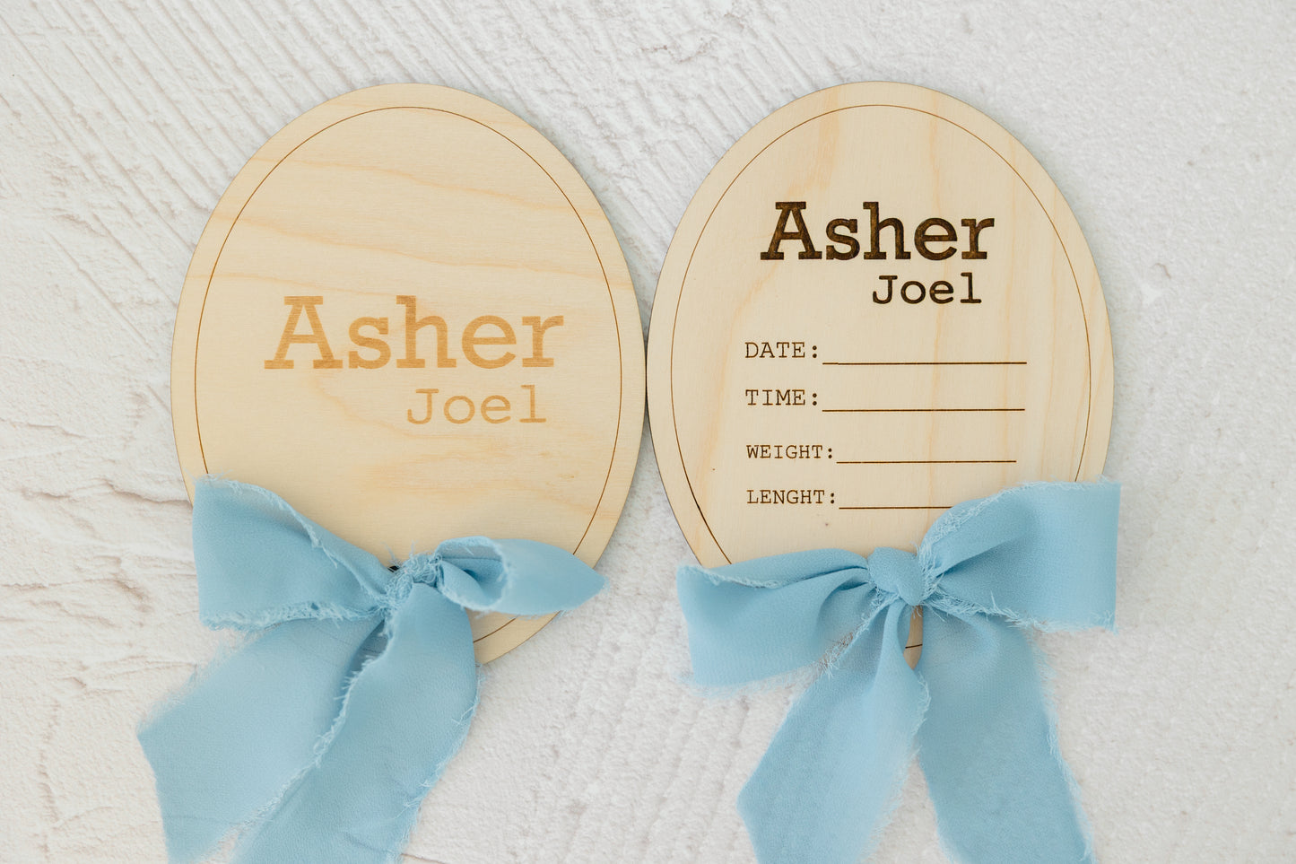 Personalized Wooden Birth Announcement Sign