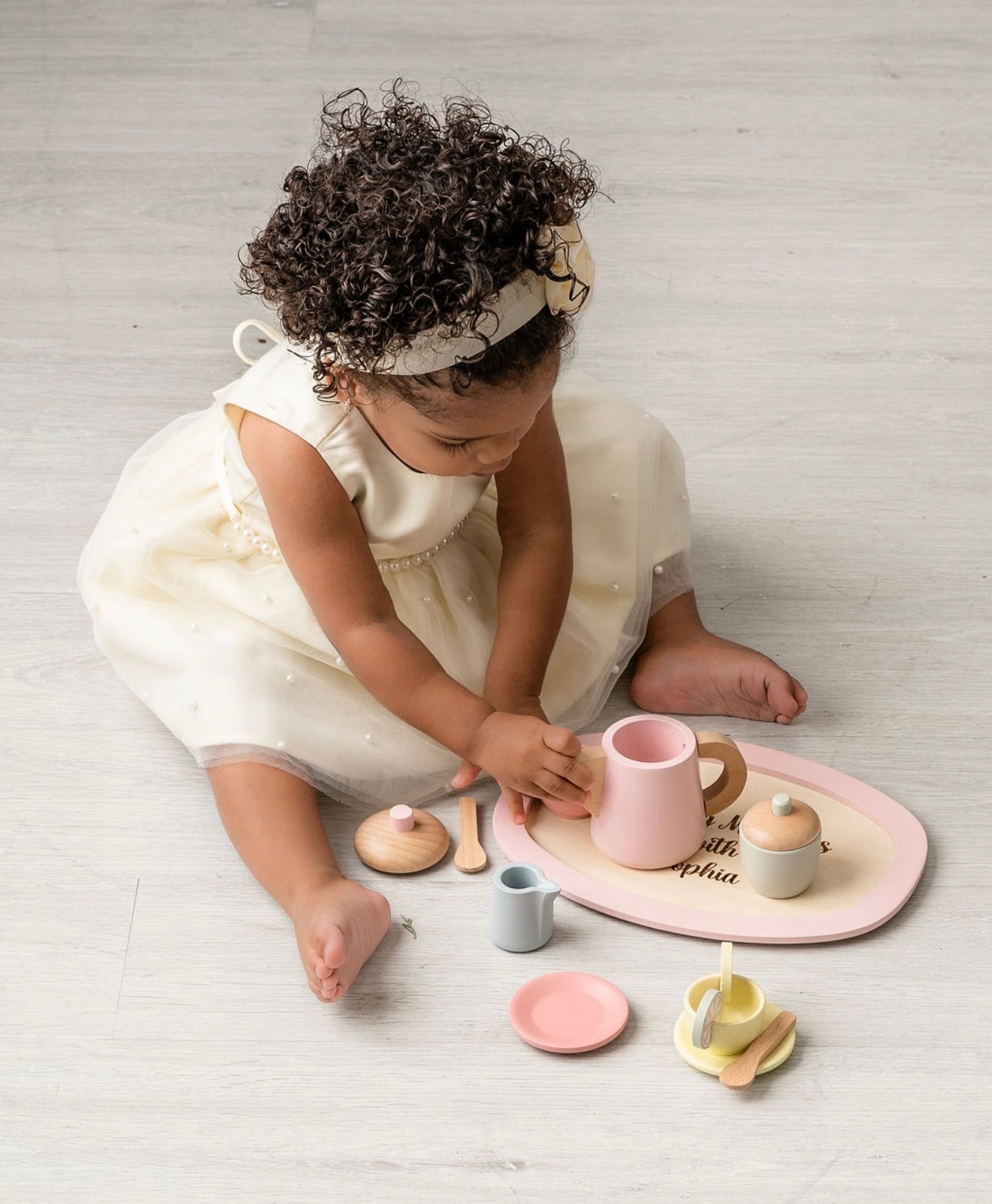 Personalized Toddler Tea Party - Wooden