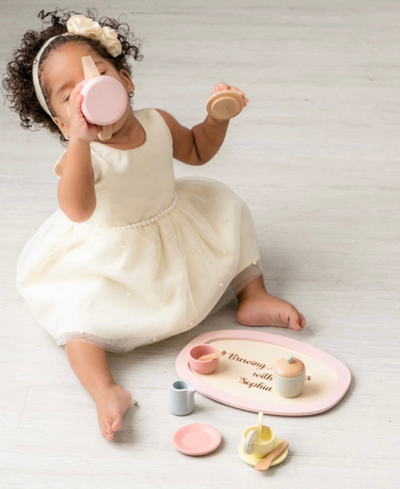 Personalized Toddler Tea Party - Wooden