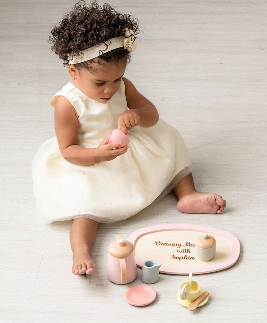 Personalized Toddler Tea Party - Wooden