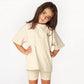 Personalized Biker Short Set for Girls – Summer Toddler Outfit