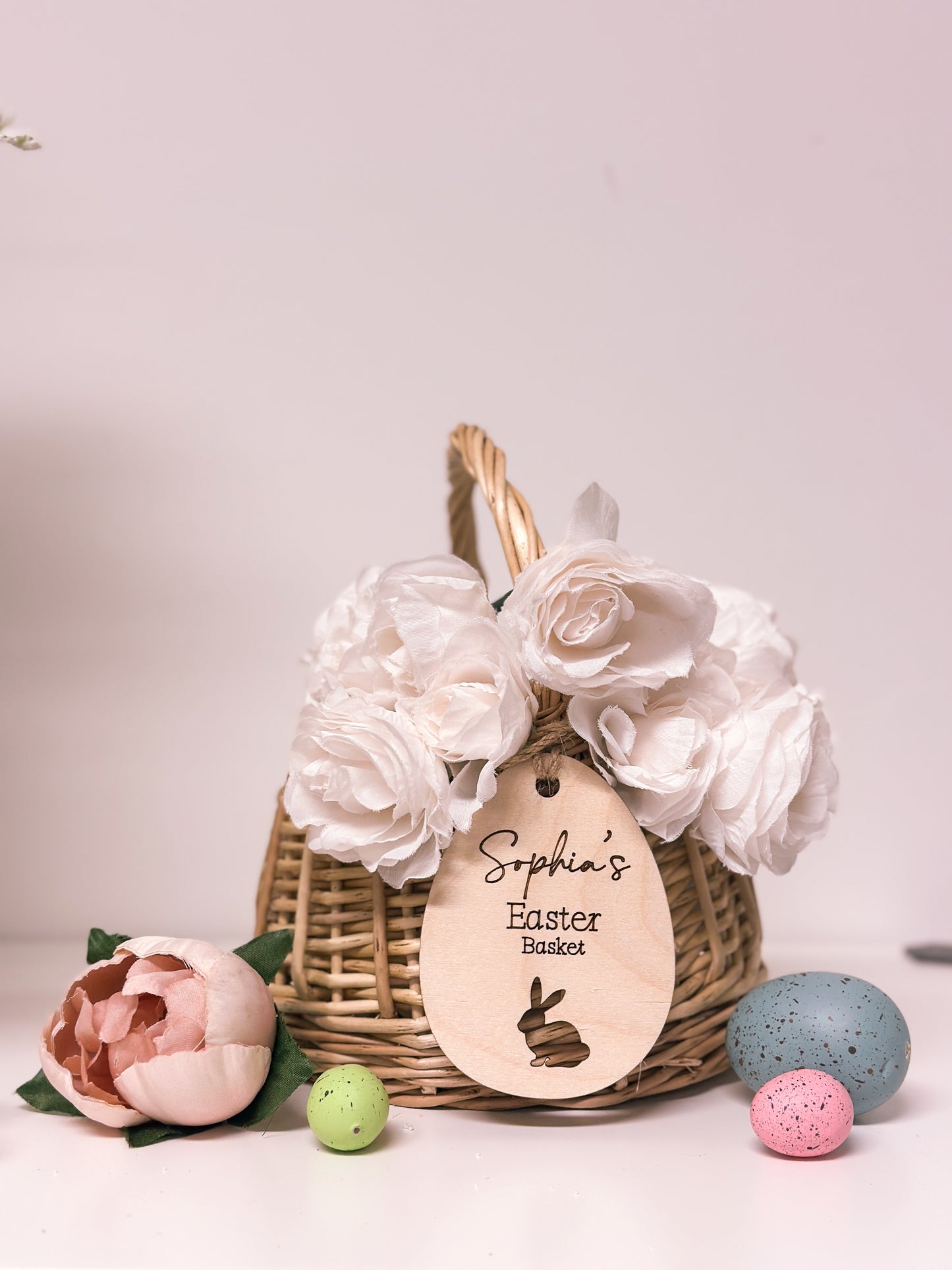 Easter Bunny Basket Tag, Easter Basket Tag, personalized Easter Basket Tag