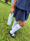 Personalized Monogram Knee High Socks for Girls | Custom Embroidered School Socks