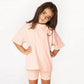 Personalized Biker Short Set for Girls – Summer Toddler Outfit