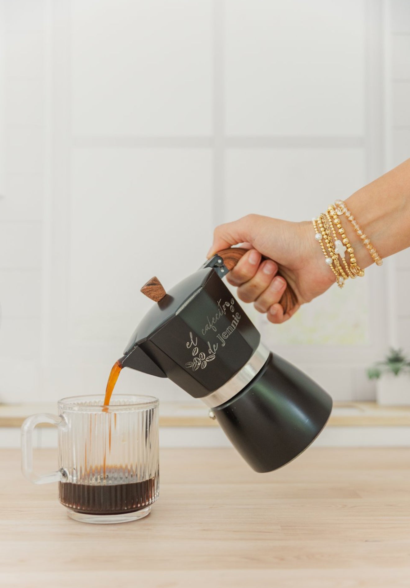 Personalized Espresso Maker, Moka Pot, Greca