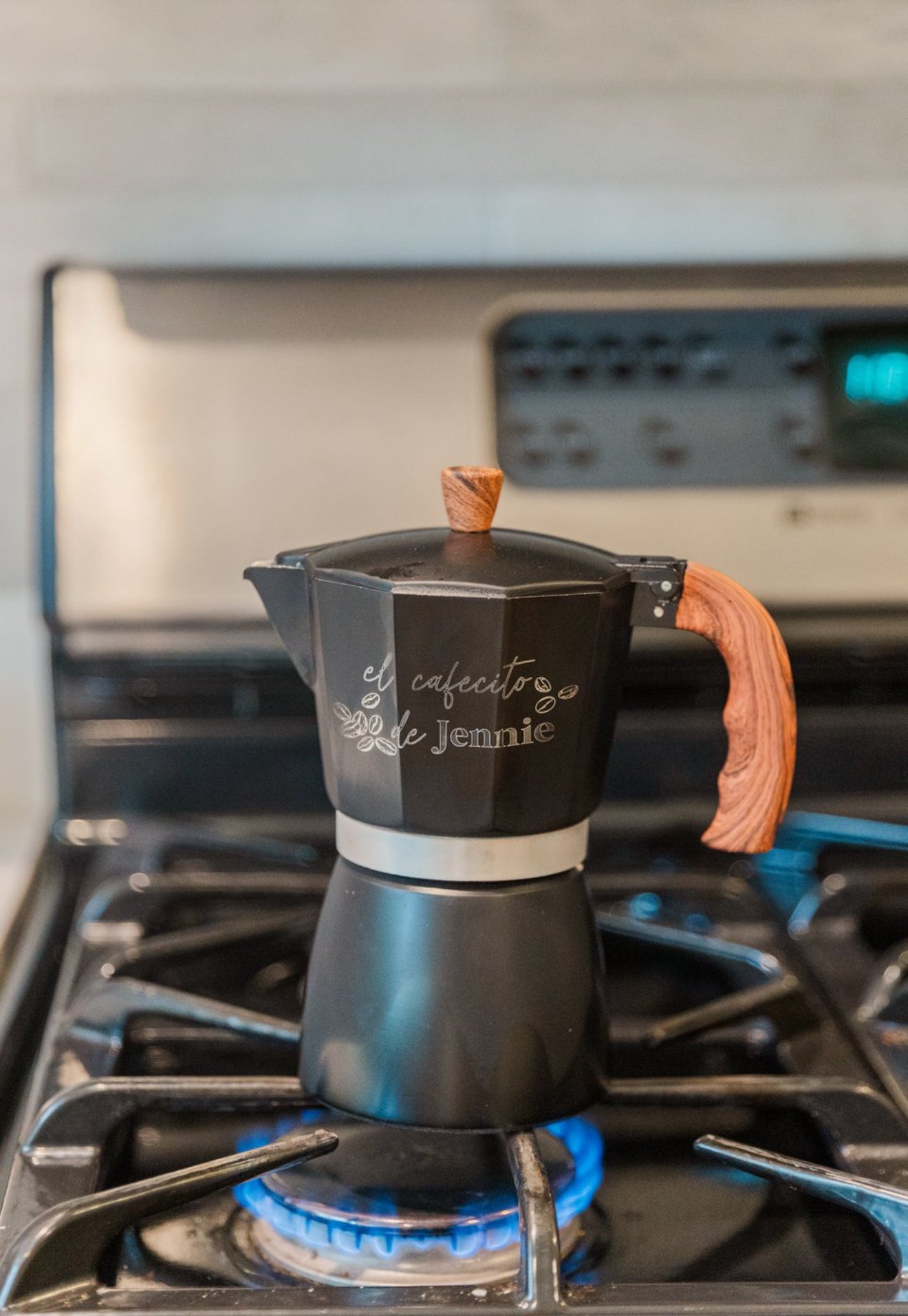 Personalized Espresso Maker, Moka Pot, Greca