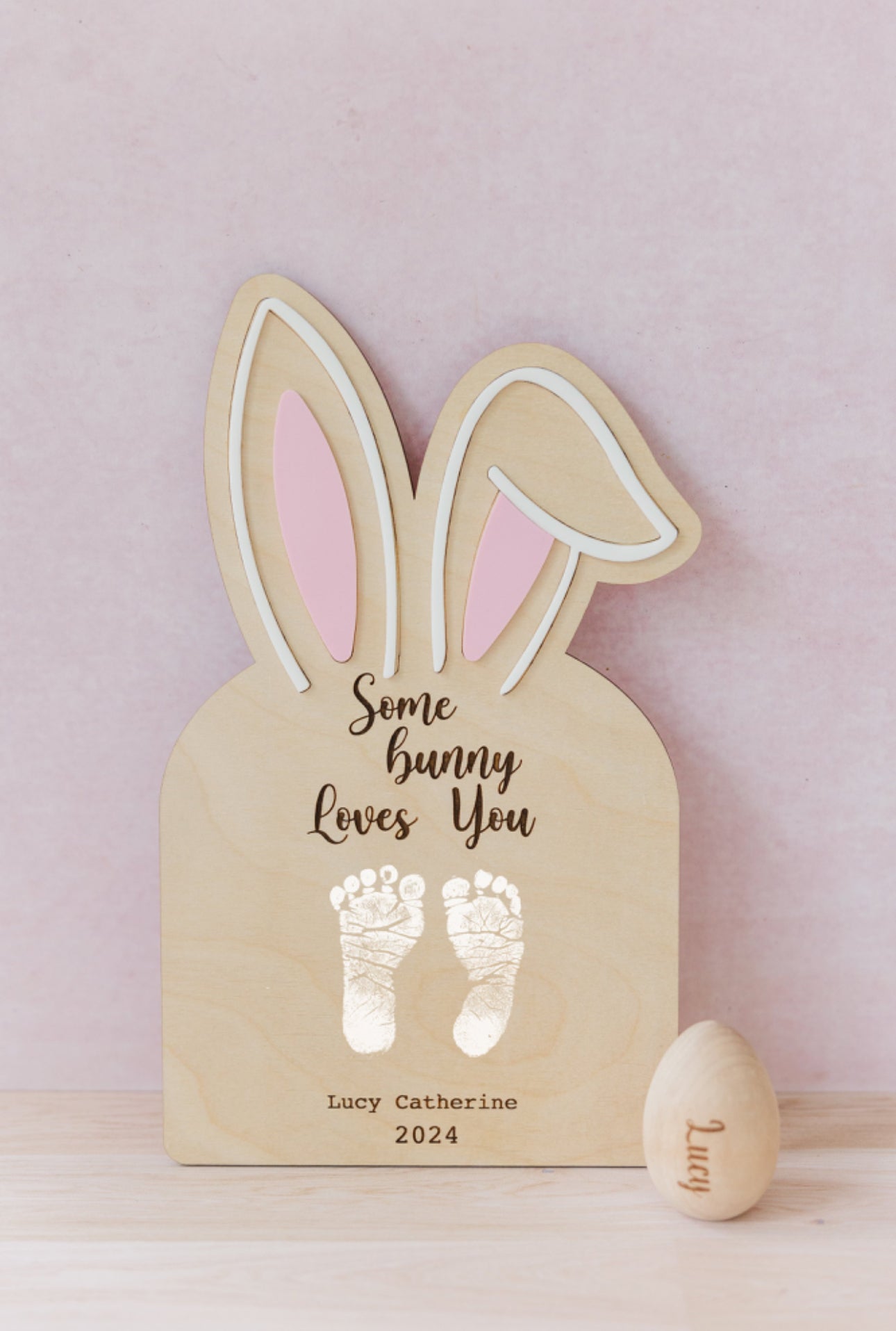 Easter Baby Footprint
