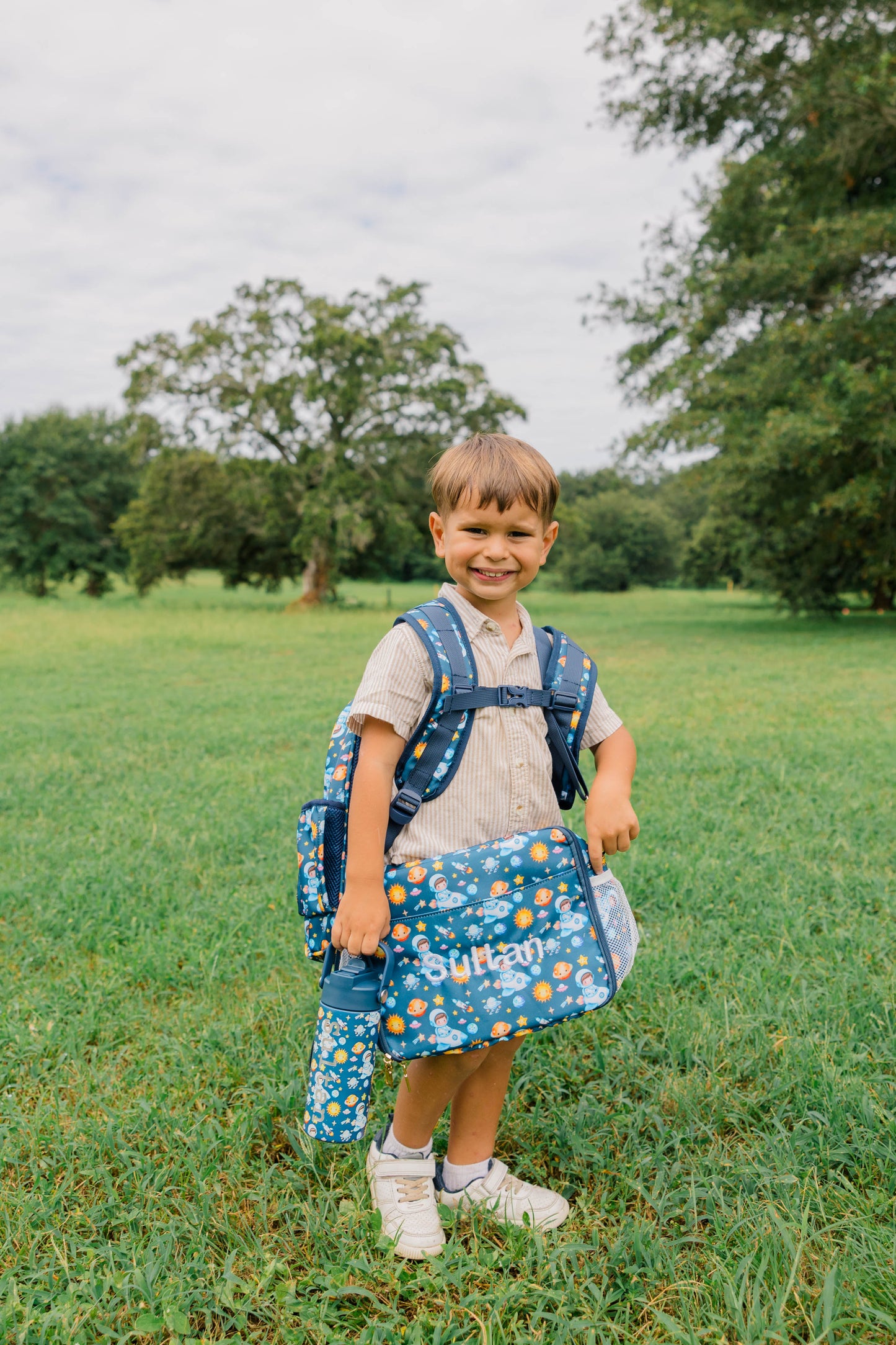 Personalized Back-to-School Set — Backpack, Lunch Box & Water Bottle