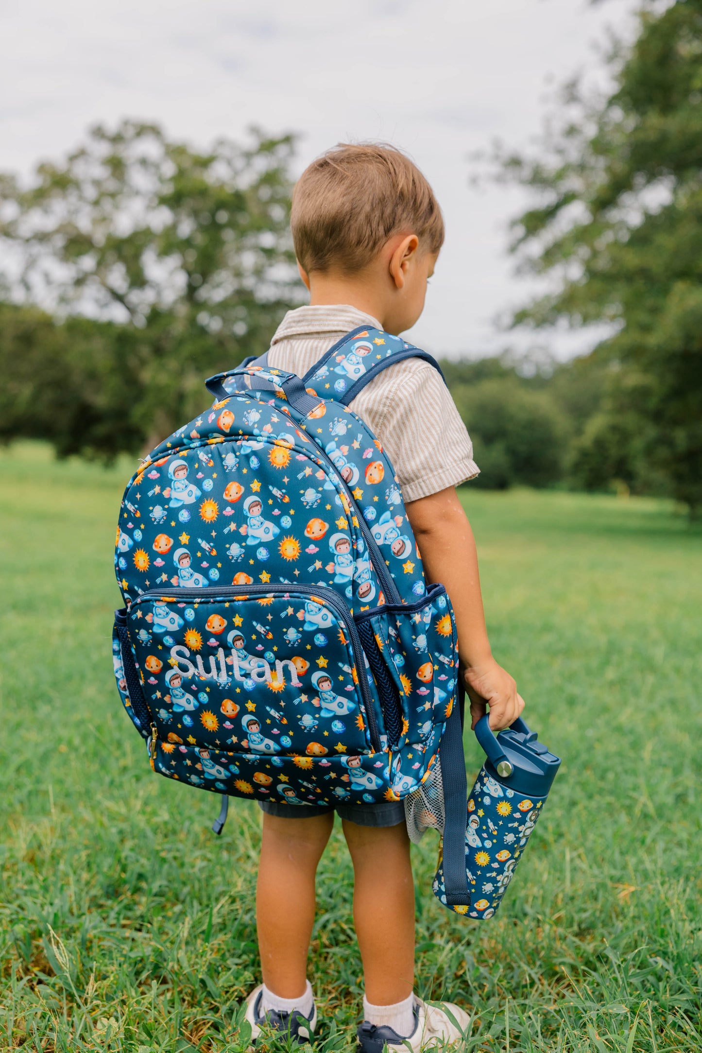 Personalized Back-to-School Set — Backpack, Lunch Box & Water Bottle