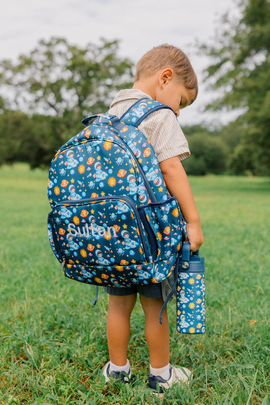 Personalized Back-to-School Set — Backpack, Lunch Box & Water Bottle