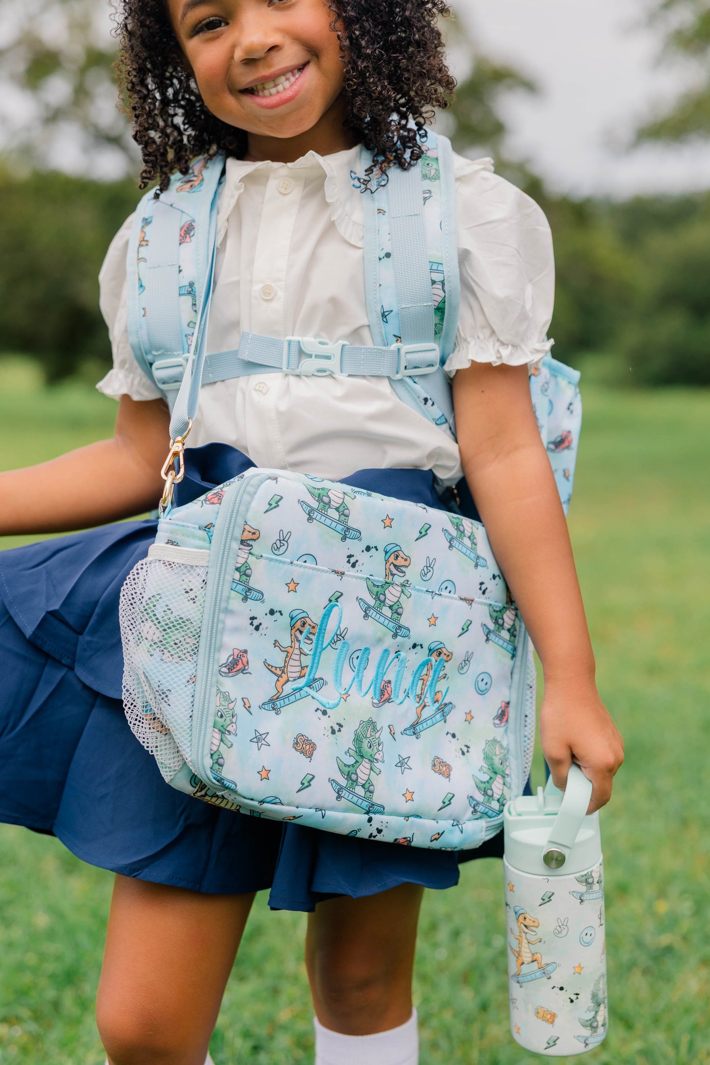 Personalized Back-to-School Set — Backpack, Lunch Box & Water Bottle