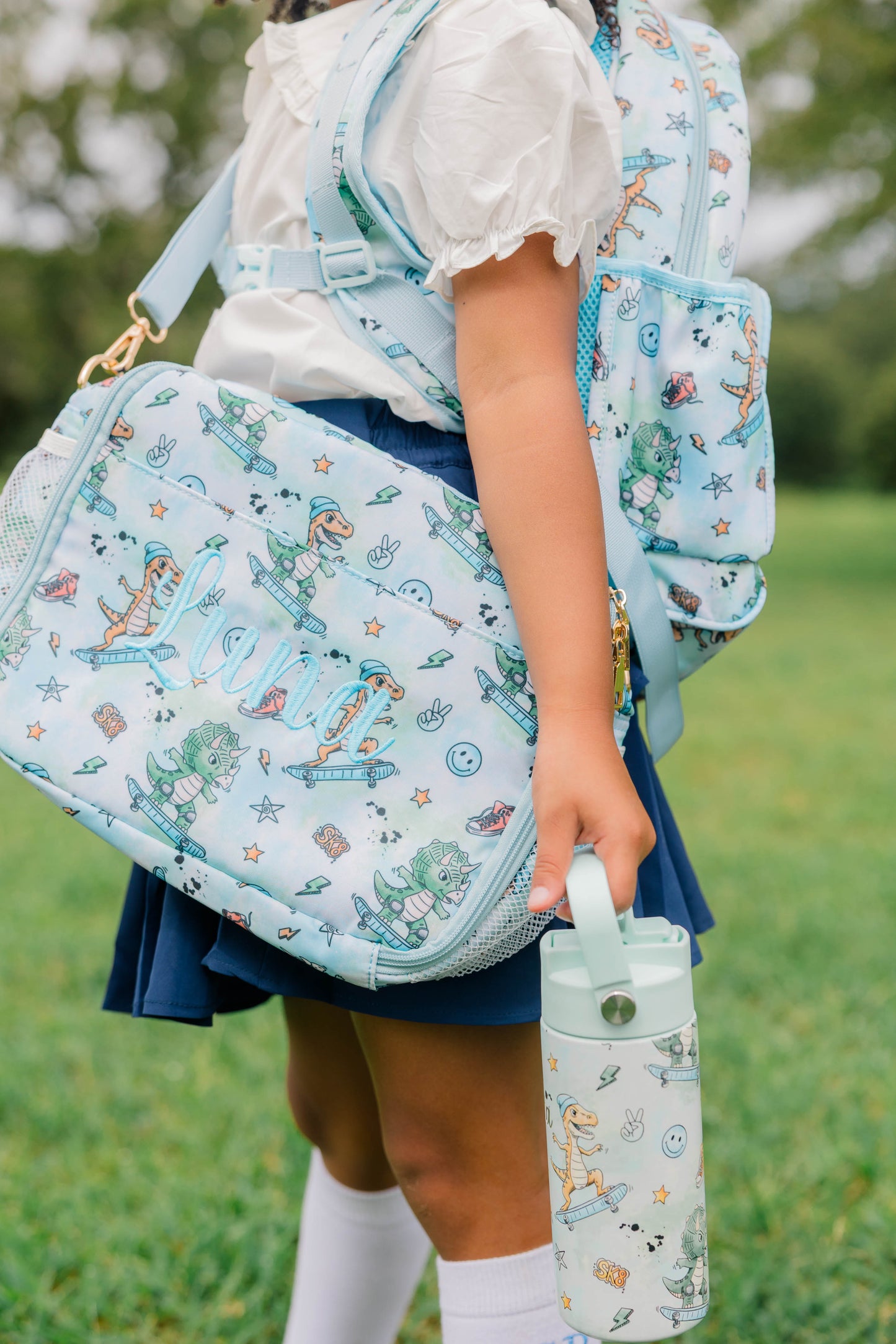 Personalized Back-to-School Set — Backpack, Lunch Box & Water Bottle
