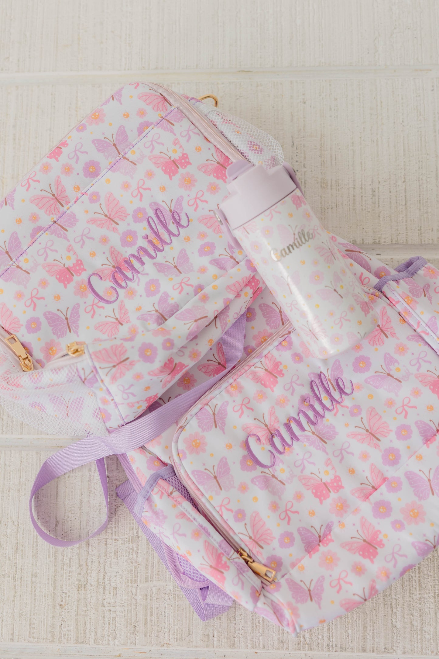 Personalized Back-to-School Set — Backpack, Lunch Box & Water Bottle