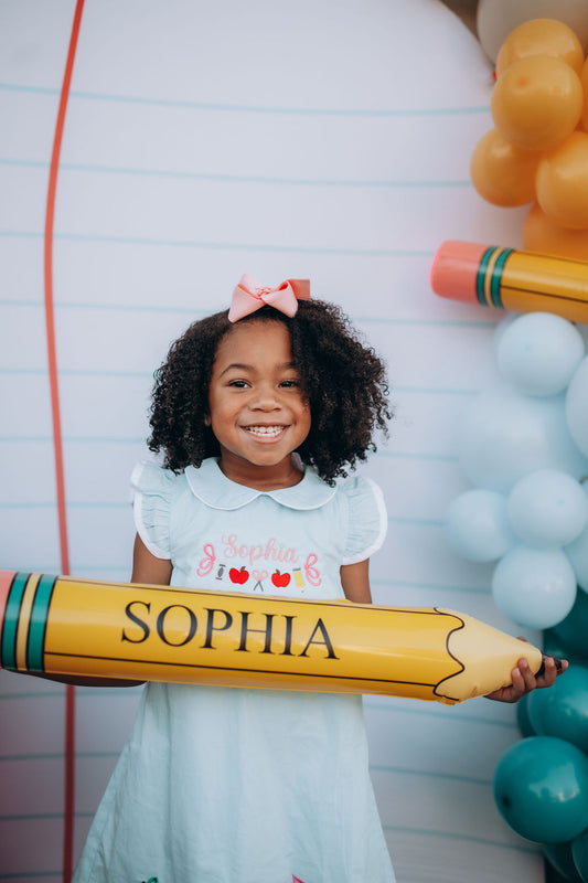 Personalized Pencil Balloon Prop